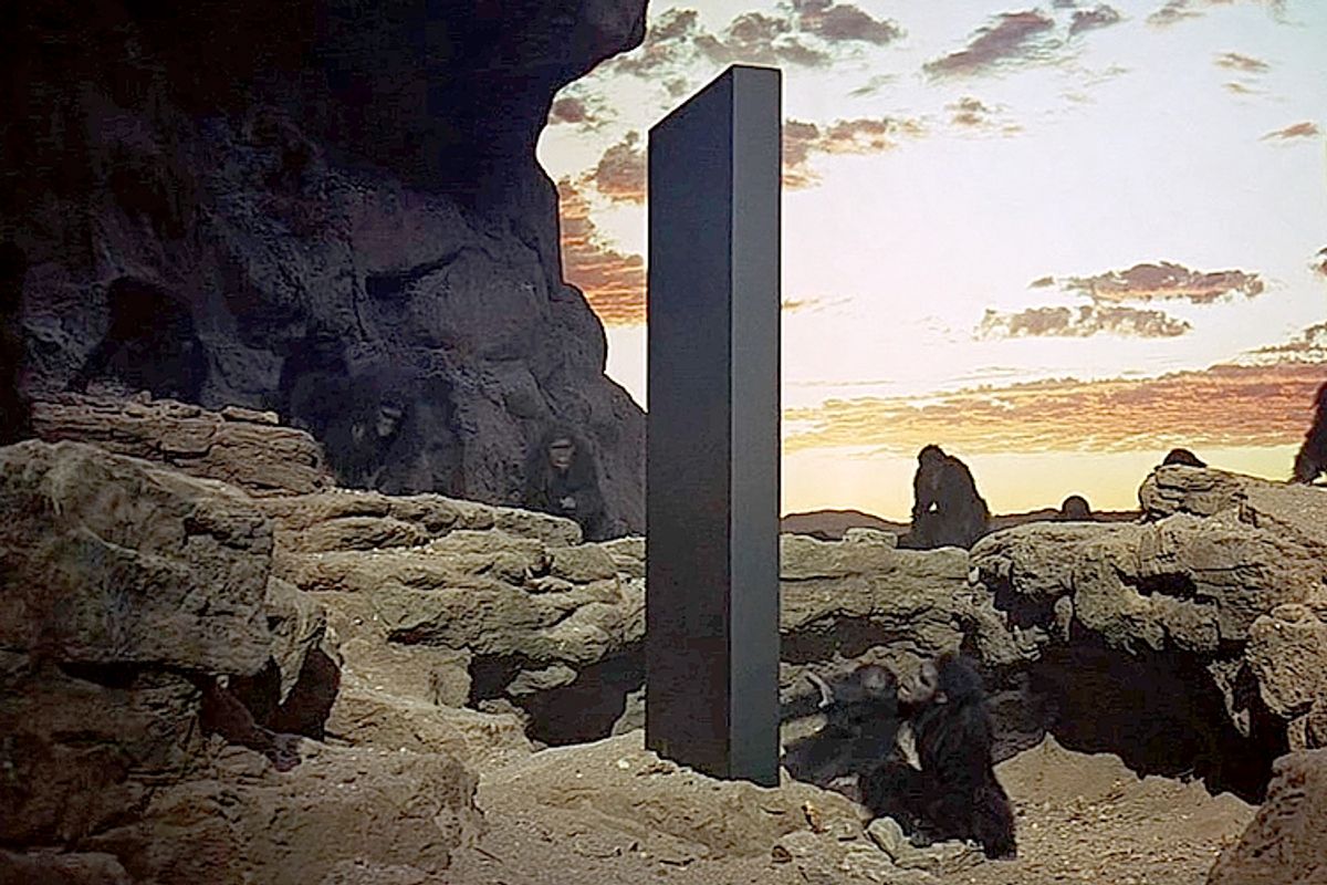 The monolith in ‘The Dawn of Man’
